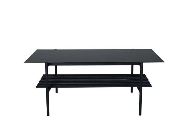 Von staf soffbord 120 cm - marmor/svart