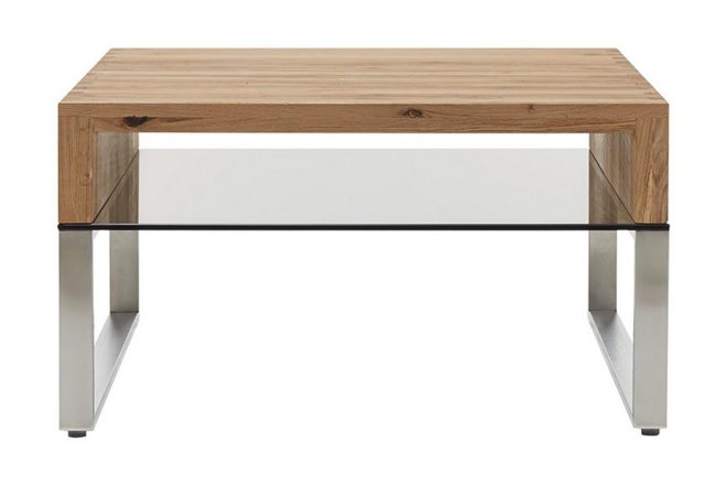 Soffbord vovary 70 cm - ek/härdat glas