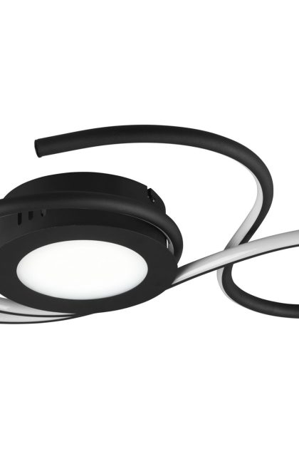 Trio lighting jive led plafond 50cm mattsvart -