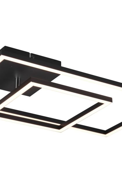 Trio lighting padella led plafond mattsvart -
