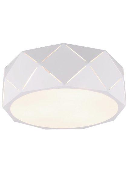 Trio lighting zandor plafond 3l e27 mattvit -