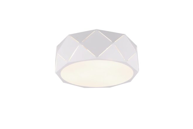 Trio lighting zandor plafond 3l e27 mattvit -