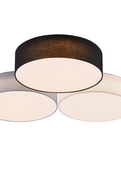 Trio lighting lugano led plafond 3l flerfärgad -