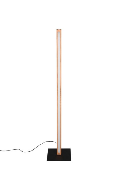 Trio lighting bellari led golvlampa trä -