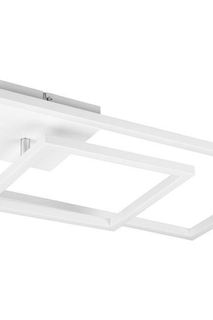 Trio lighting padella led plafond mattvit -