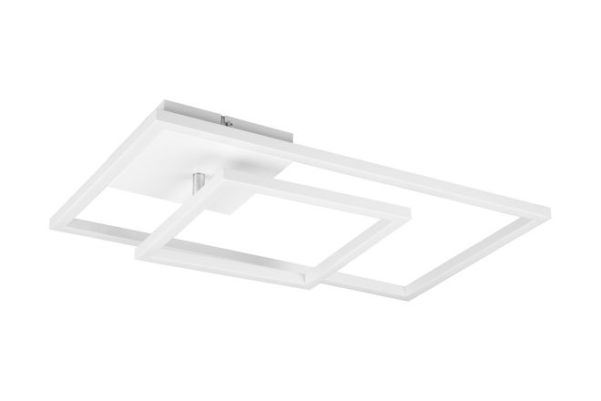 Trio lighting padella led plafond mattvit -