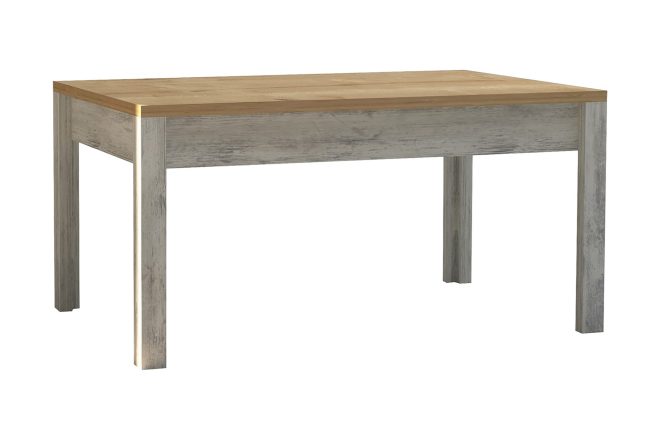 Soffbord laylana 80 cm - brun/blå/vit