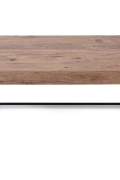 Soffbord rooman 105 cm - natur/svart