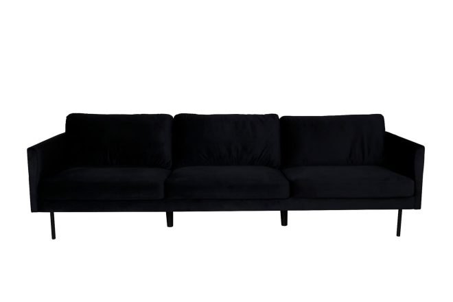 Zoom 3-sits soffa - svart