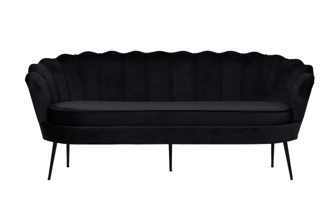 Calais 3-sits soffa - svart