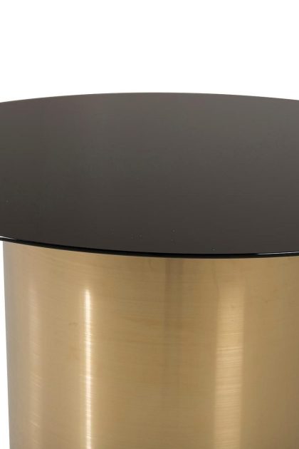 Ystad soffbord runt 75 cm - svart