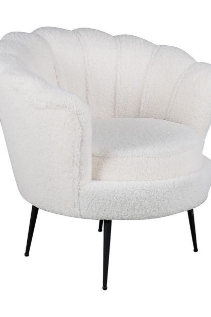 Calais single chair - vit