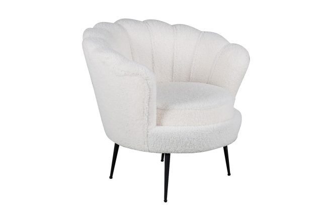 Calais single chair - vit