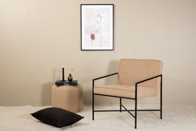 Fåtölj rakel - beige