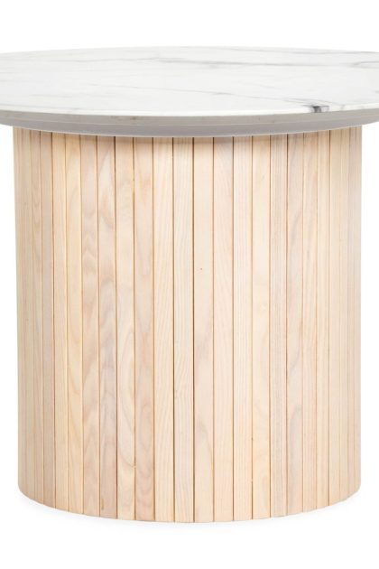 Kerrle 65 cm runt - vit/beige