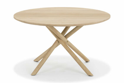 Soffbord karyk 80  cm runt - natur