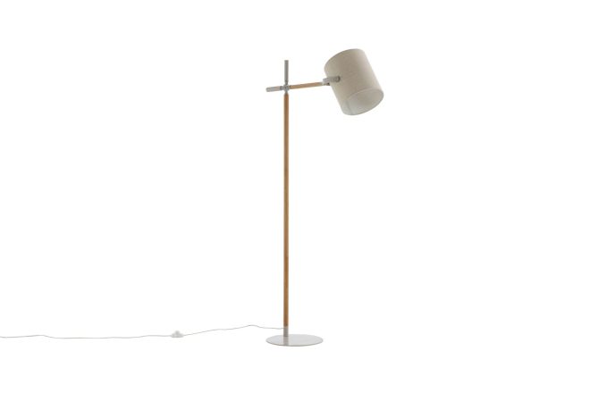 Dennis golvlampa - beige/natur