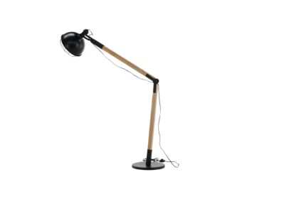 Kick golvlampa - svart/brun