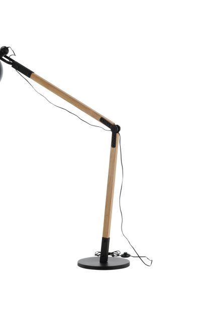 Kick golvlampa - svart/brun