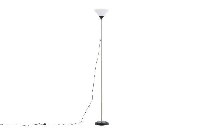 Batang golvlampa - beige/vit/svart