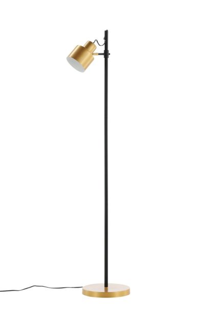 Vifta golvlampa 1 lampa - svart/mässing