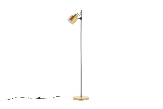 Vifta golvlampa 1 lampa - svart/mässing