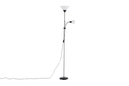 Bagasi golvlampa - grå/vit