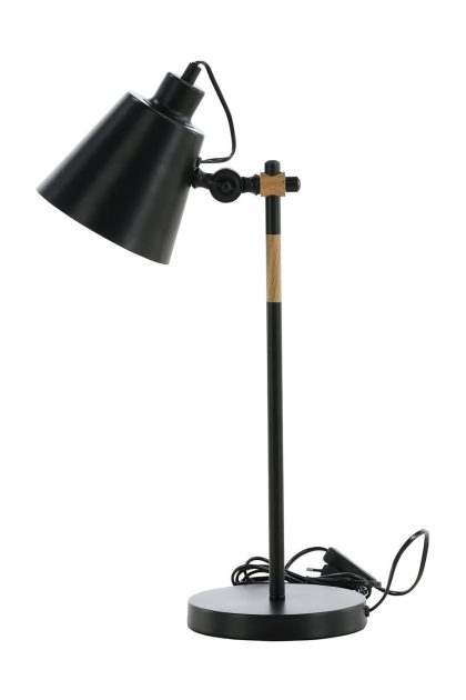 Skott bordslampa - svart