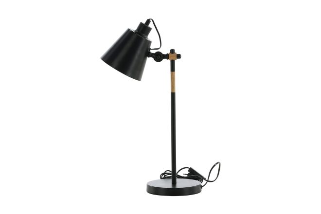 Skott bordslampa - svart