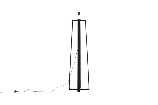 Avspark golvlampa - svart