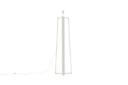 Avspark golvlampa - vit