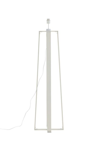 Avspark golvlampa - vit