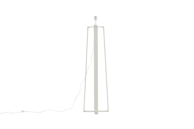 Avspark golvlampa - vit