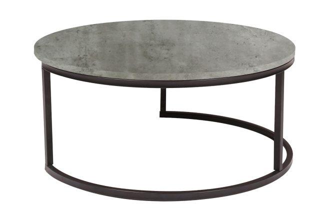 Soffbord britu 80x35 cm grå -