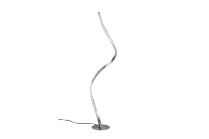 Trio lighting rubin led golvlampa rgb borstad aluminium -
