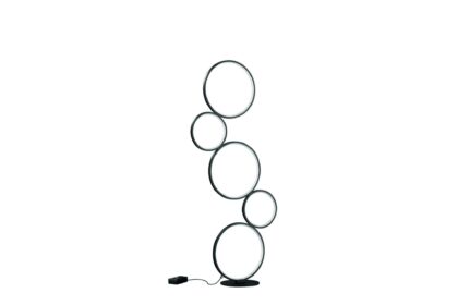 Trio lighting rondo led golvlampa mattsvart -