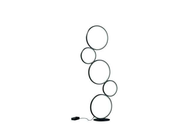 Trio lighting rondo led golvlampa mattsvart -