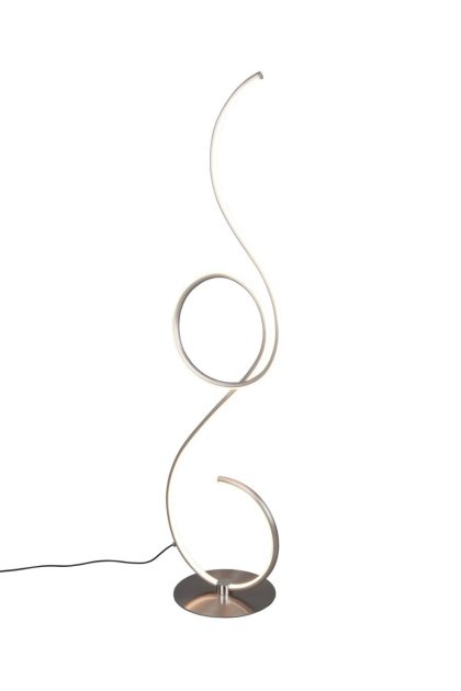 Trio lighting jive led golvlampa borstad stål -