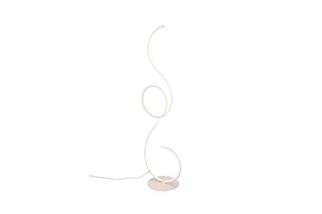 Trio lighting jive led golvlampa mattvit -