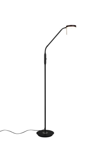 Trio lighting monza led golvlampa mattsvart -