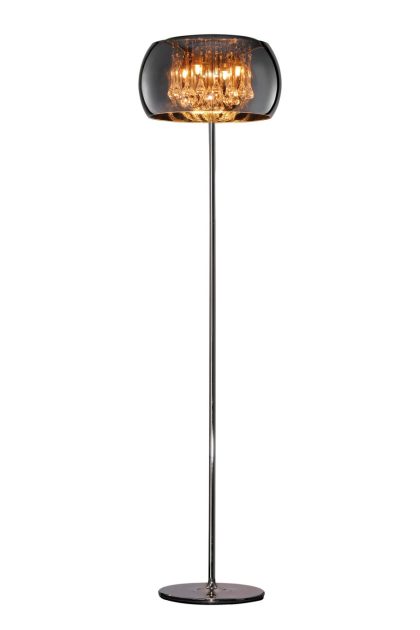 Trio lighting vapore golvlampa 4l g9 krom -