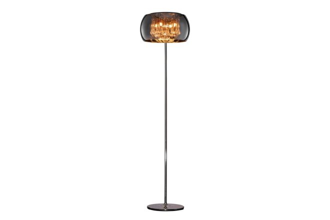 Trio lighting vapore golvlampa 4l g9 krom -