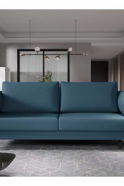 3-sits soffa kardul - blå