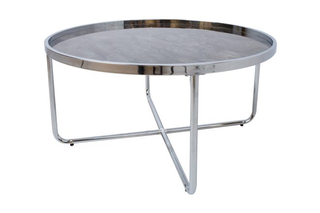 Soffbord astor 80x40 cm grå -