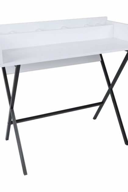 Sminkbord rocke 100 cm - vit/svart