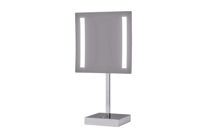 Spegel hedås 20x20 cm - silver