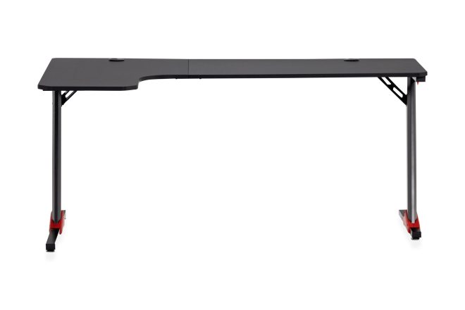 Gamingbord nursu 160 cm - svart