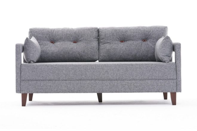 Soffa burkina 2-sits - grå