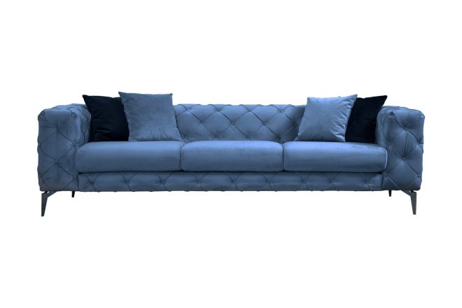 Soffa canunda 3-sits - blå