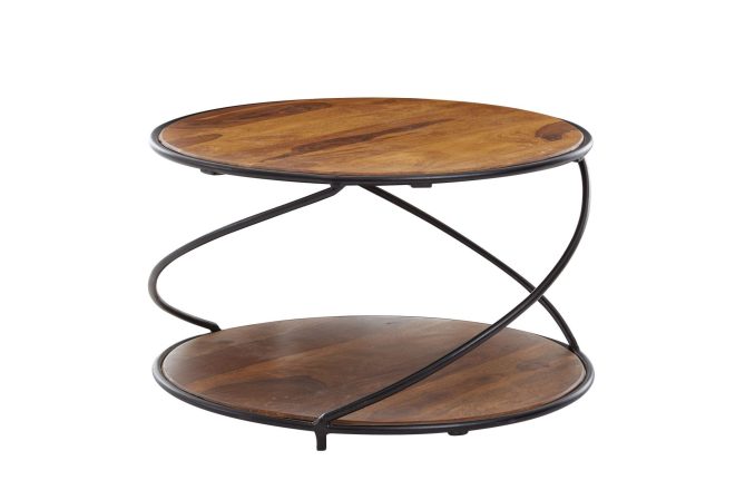 Soffbord rachid 58 cm rund - natur